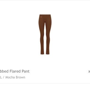 Brandon Blackwood Studio Ribbed Flair Pant